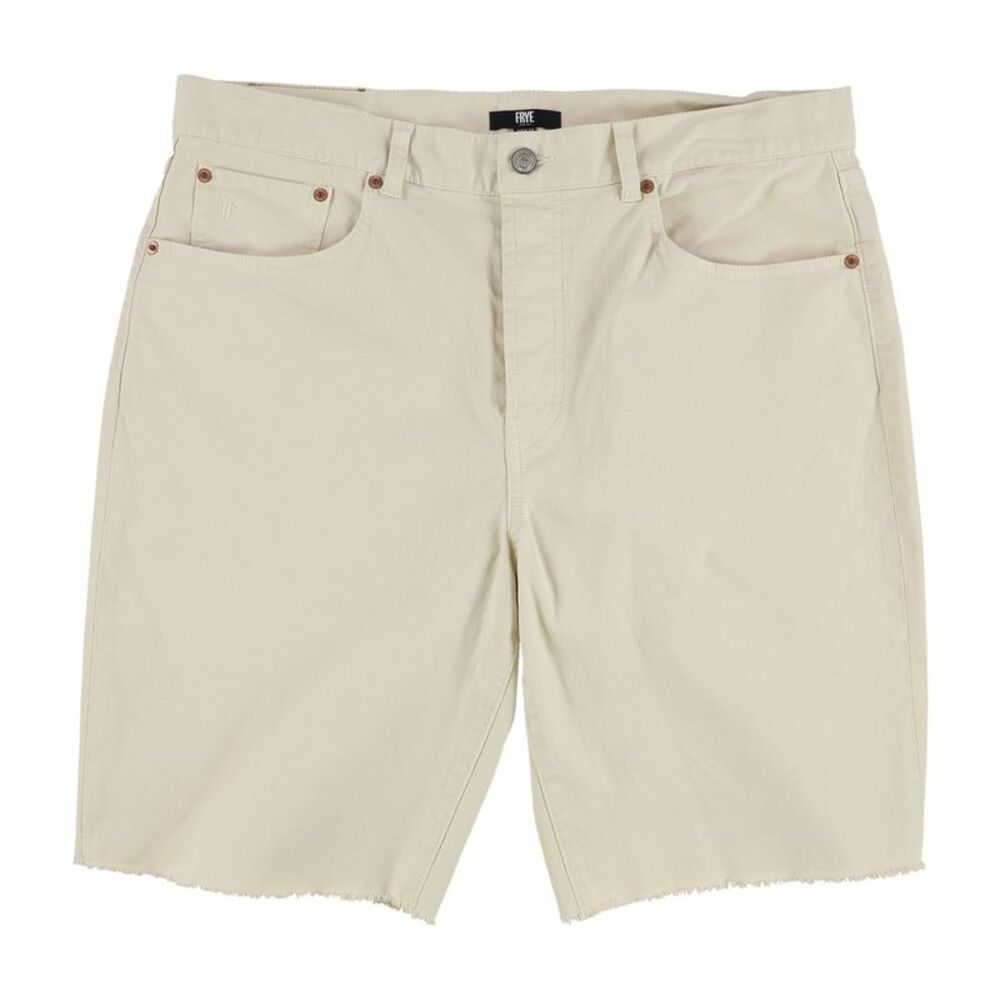 Frye Mens Solid Casual Walking Shorts, Beige, 38, DM